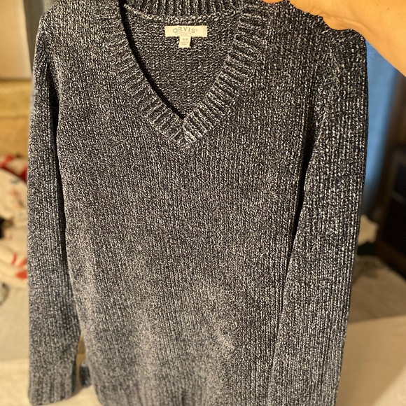 Orvis Sweaters - Orvis Women's V-Neck Sweater - Charcoal